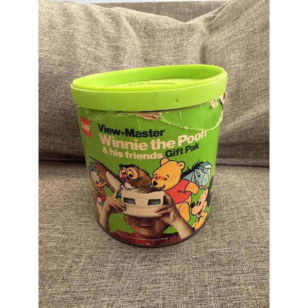 GAF View Master Winnie The Pooh & His Friends Gift Pak With Extras